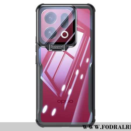 Skal Oppo Find X9 Pro 5g Genomskinligt Med Stativ Och Kameraskydd