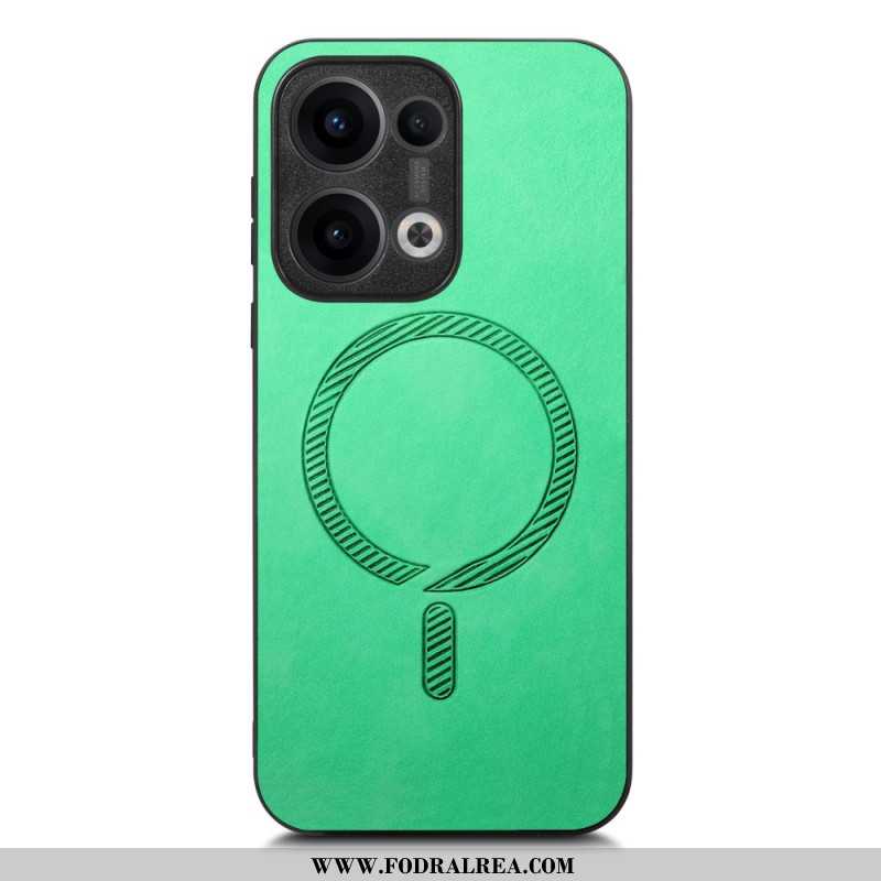 Skal Oppo Reno 13 5g Magsafe-kompatibel Lädereffekt