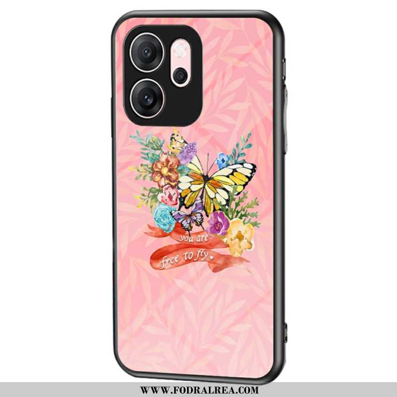 Skal Oppo Reno 14f 5g Fjärilshärdat Glas