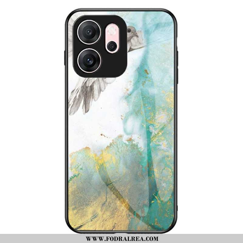 Skal Oppo Reno 14f 5g Marmorerat Härdat Glas