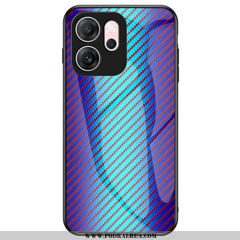 Skal Oppo Reno 14f 5g Telefonfodral Härdat Glas I Kolfiber