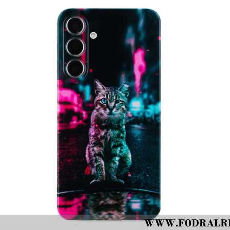 Skal Samsung Galaxy A17 4g / 5g Katt Med Trafikljus