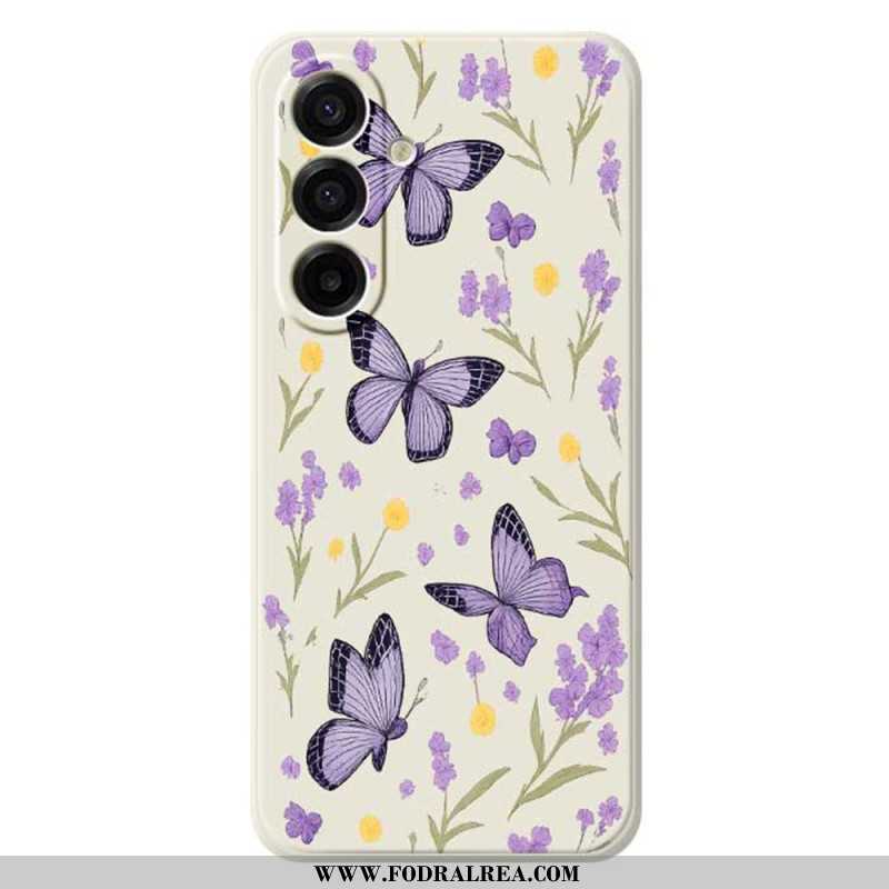 Skal Samsung Galaxy A17 4g / 5g Lila Fjärilar