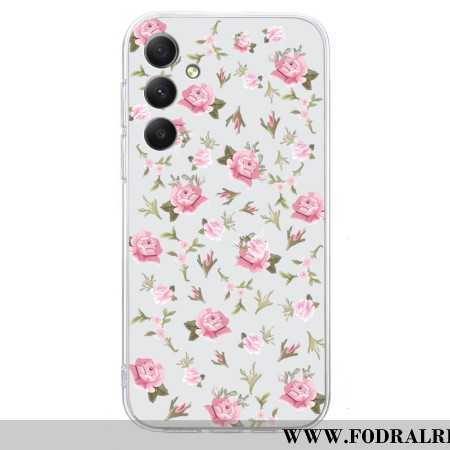 Skal Samsung Galaxy A17 4g / 5g Rosa Blommönster