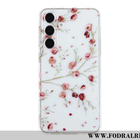 Skal Samsung Galaxy A17 4g / 5g Röd Blommig