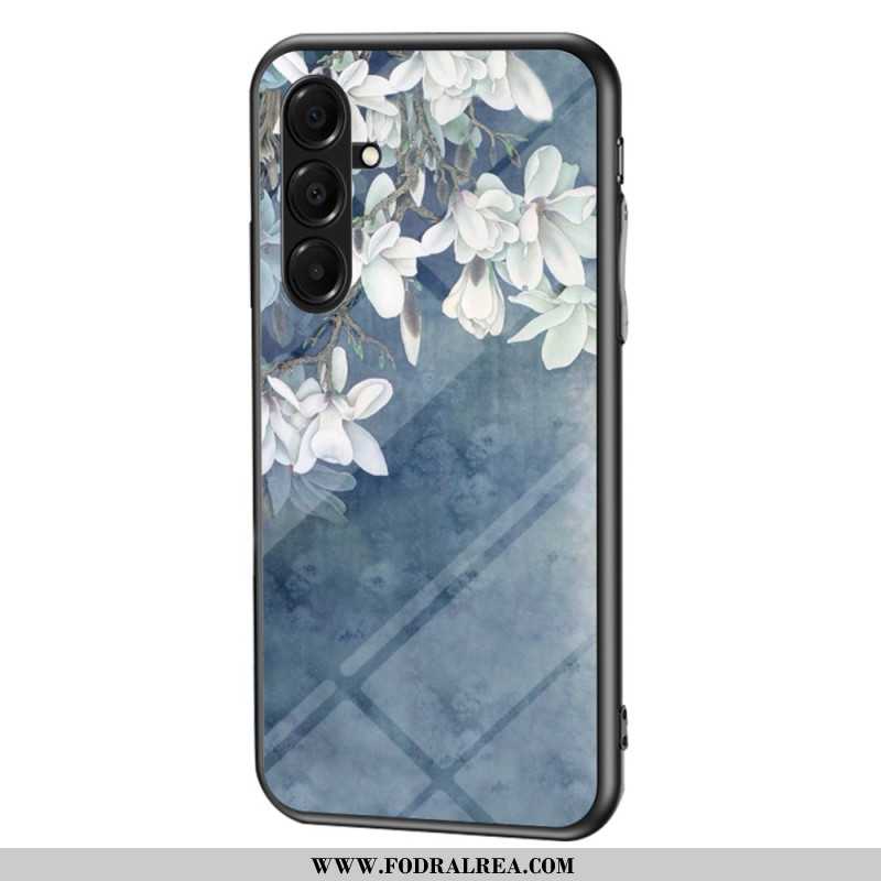 Skal Samsung Galaxy A17 4g / 5g Telefonfodral Blommor I Härdat Glas