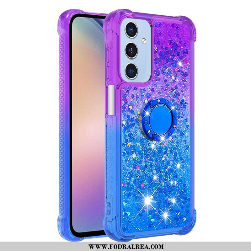 Skal Samsung Galaxy A17 4g / 5g Telefonfodral Glittergradientringstöd