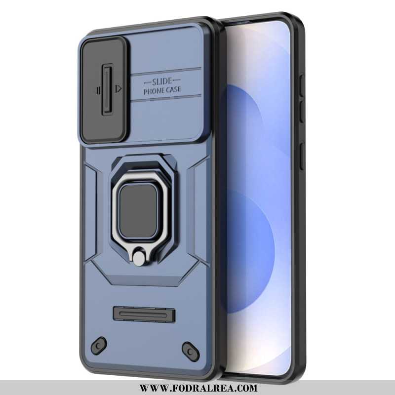 Skal Samsung Galaxy S25 5g Edge Slitstark Ring Med Linsskydd