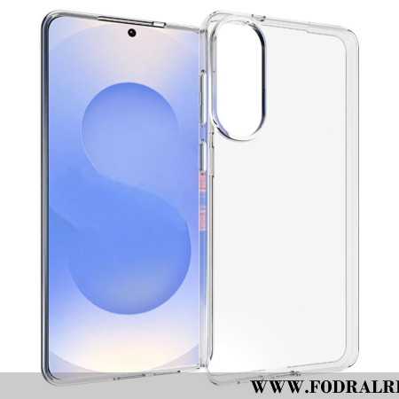 Skal Samsung Galaxy S25 5g Edge Telefonfodral Anti-fingeravtrycksskyddande Genomskinlig