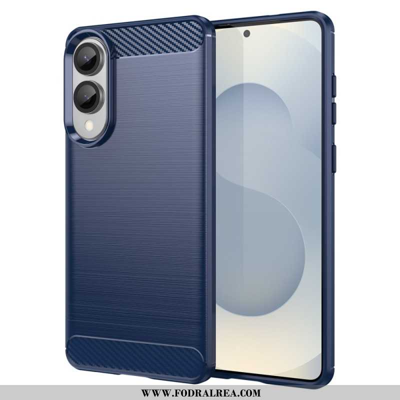 Skal Samsung Galaxy S25 5g Edge Telefonfodral Borstad Kolfiber