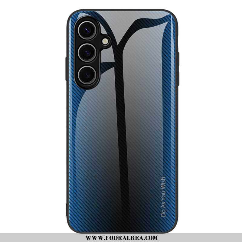 Skal Samsung Galaxy S25 5g Härdat Glas Kolfiber