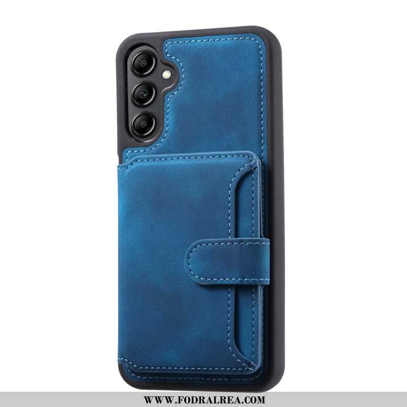 Skal Samsung Galaxy S25 5g Plånbok Med Mockaeffekt