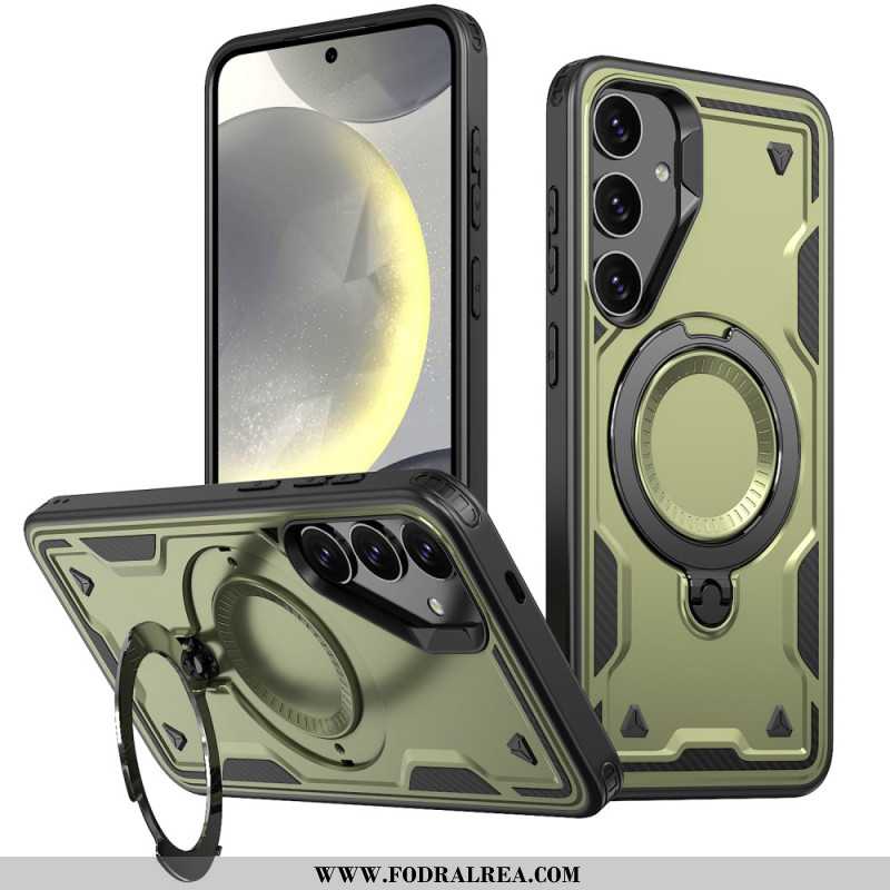 Skal Samsung Galaxy S25 5g Telefonfodral Magsafe-kompatibelt Militärt Skydd Och Stativ