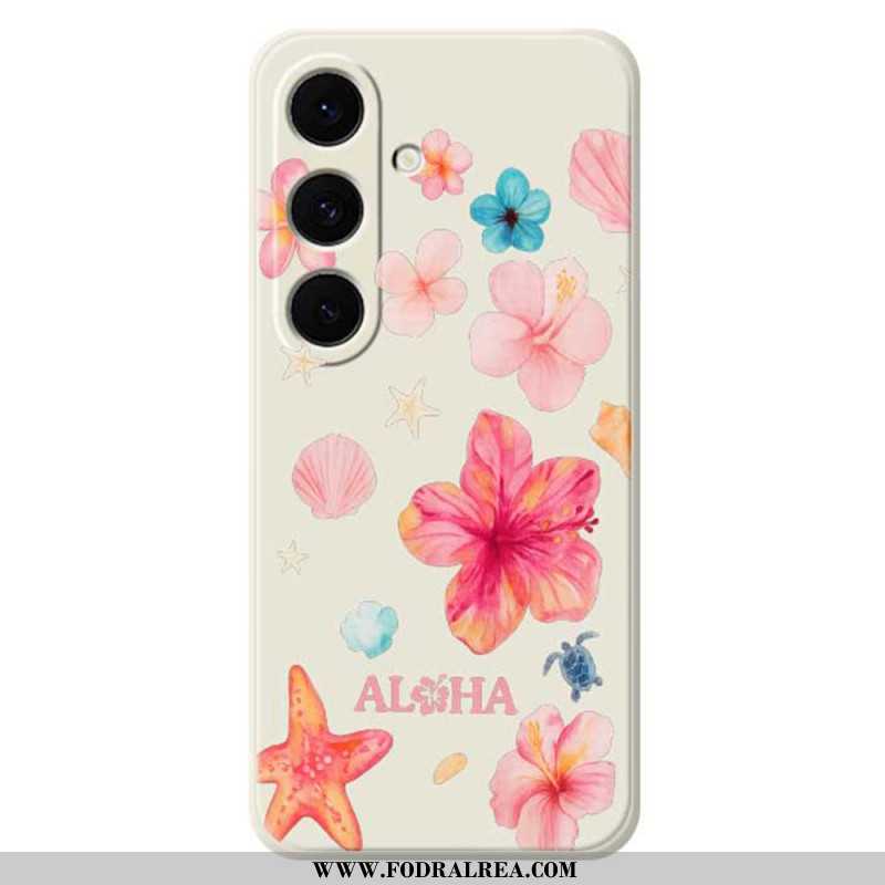 Skal Samsung Galaxy S25 Fe Blommig Silikon