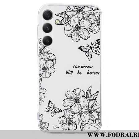 Skal Samsung Galaxy S25 Fe Fjärilar Och Blommor