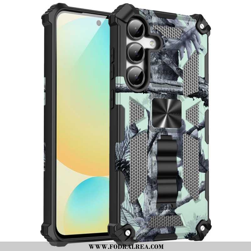 Skal Samsung Galaxy S25 Fe Kamouflagedesign Med Stativ