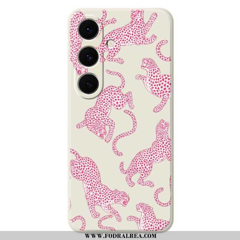 Skal Samsung Galaxy S25 Fe Rosa Leopard Silikon