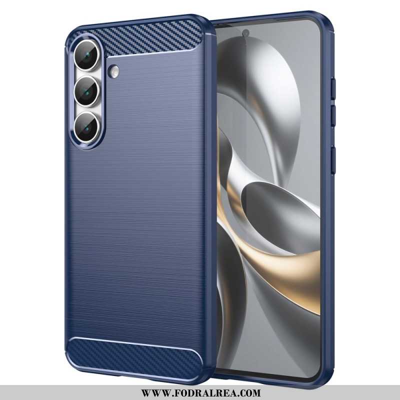 Skal Samsung Galaxy S25 Fe Telefonfodral Borstad Kolfiber
