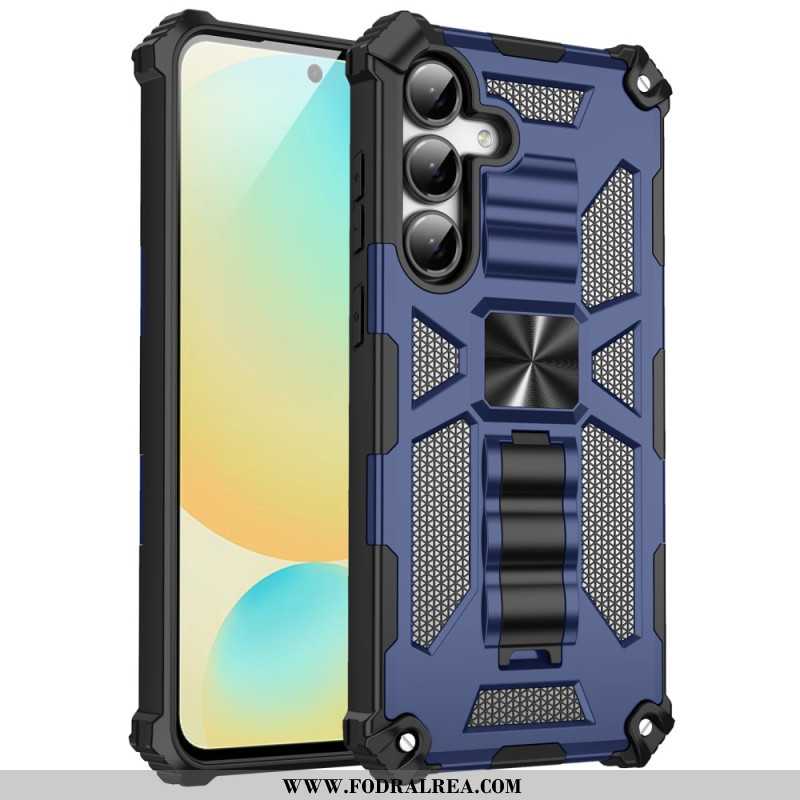 Skal Samsung Galaxy S25 Fe Telefonfodral Stötsäkert Skydd Med Inbyggt Stativ