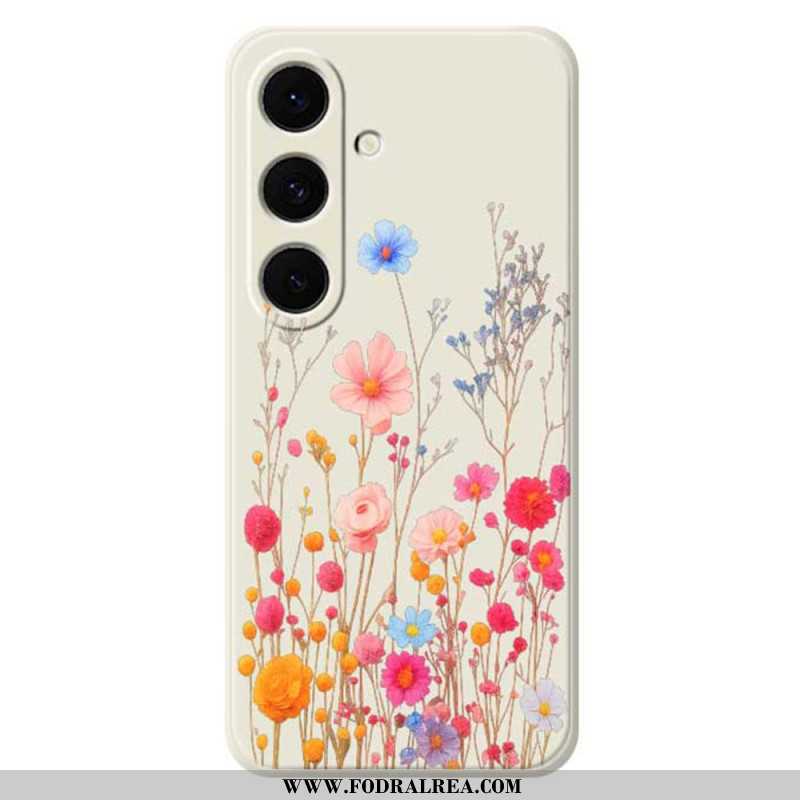 Skal Samsung Galaxy S25 Fe Vildblommig Silikon