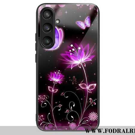 Skal Samsung Galaxy S25 Plus 5g Blommor Och Fjärilar I Härdat Glas