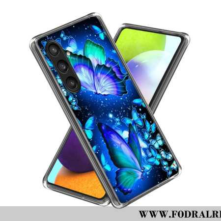 Skal Samsung Galaxy S25 Plus 5g Blå Fjärilar