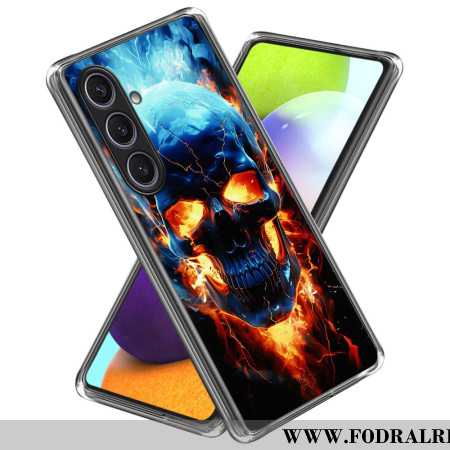 Skal Samsung Galaxy S25 Plus 5g Flammande Dödskalle