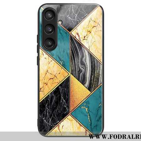Skal Samsung Galaxy S25 Plus 5g Färgad Marmor I Härdat Glas