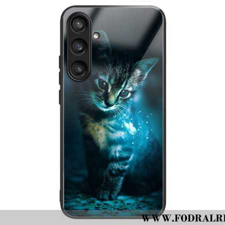 Skal Samsung Galaxy S25 Plus 5g Katt I Härdat Glas