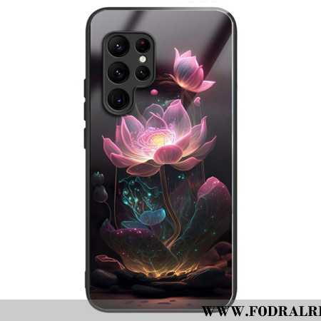Skal Samsung Galaxy S25 Ultra 5g Lotusblomma I Härdat Glas