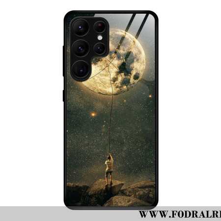 Skal Samsung Galaxy S25 Ultra 5g Månmönster I Härdat Glas