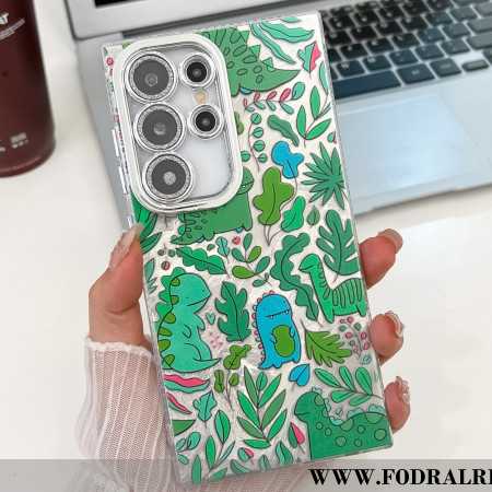 Skal Samsung Galaxy S25 Ultra 5g Roliga Dinosaurier Med Linsskydd