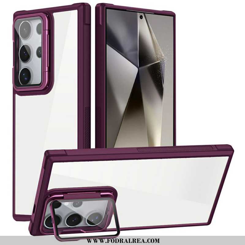 Skal Samsung Galaxy S25 Ultra 5g Telefonfodral Robust Med Inbyggt Stativ