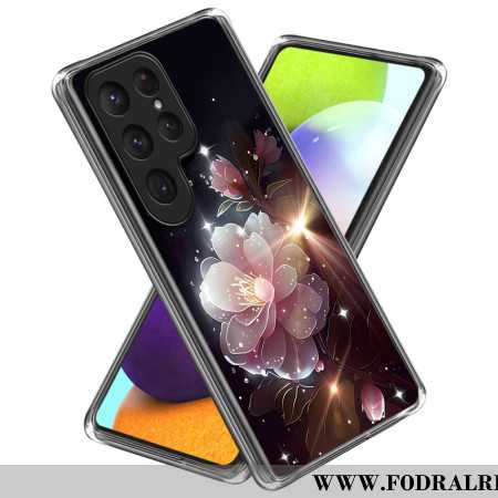 Skal Samsung Galaxy S25 Ultra 5g Telefonfodral Rosa Blomma
