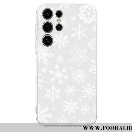 Skal Samsung Galaxy S25 Ultra 5g Telefonfodral Snöflinga