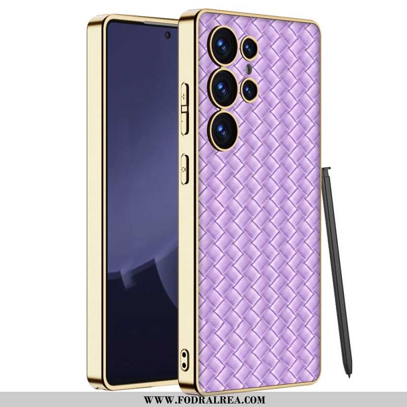 Skal Samsung Galaxy S25 Ultra 5g Telefonfodral Vävd Textur