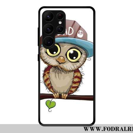 Skal Samsung Galaxy S25 Ultra 5g Uggla I Härdat Glas