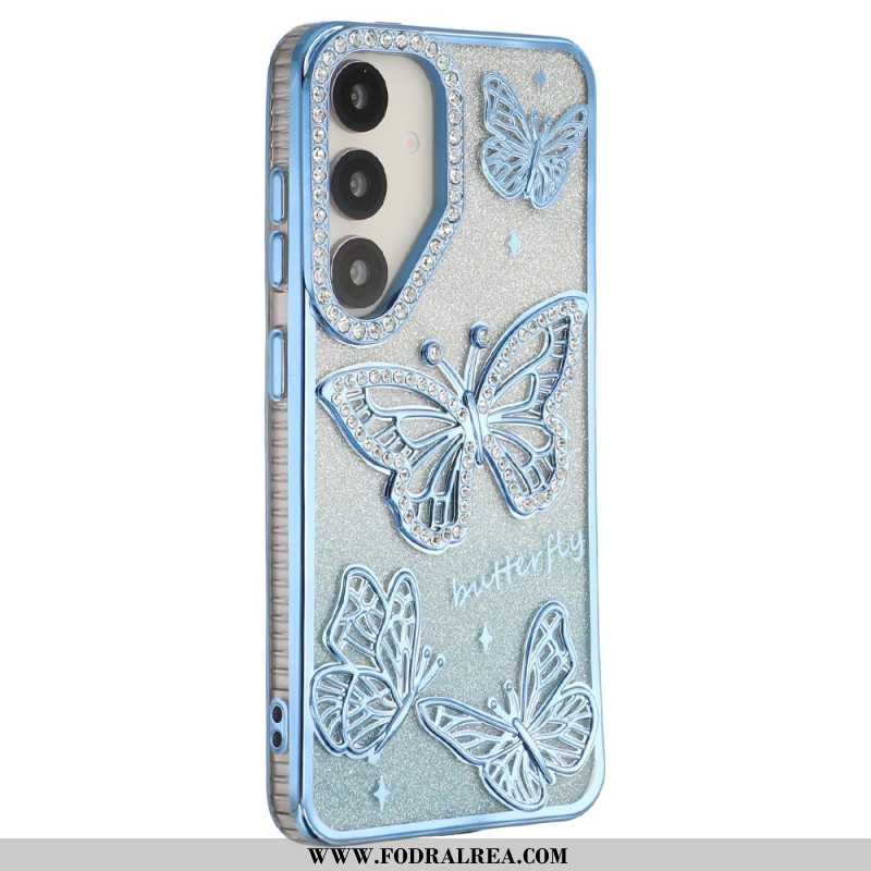Skal Samsung Galaxy S26 3d-fjärilar Och Strass