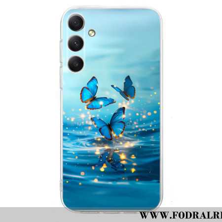 Skal Samsung Galaxy S26 Blå Fjärilar