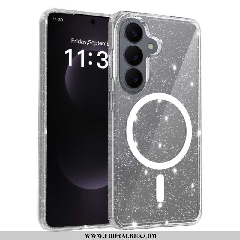 Skal Samsung Galaxy S26 Glittrig Magnetisk Plånbok