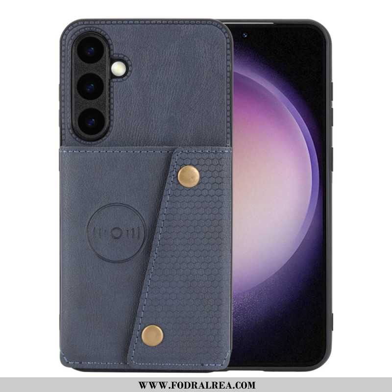 Skal Samsung Galaxy S26 Plus Telefonfodral Korthållare Med Lädereffekt