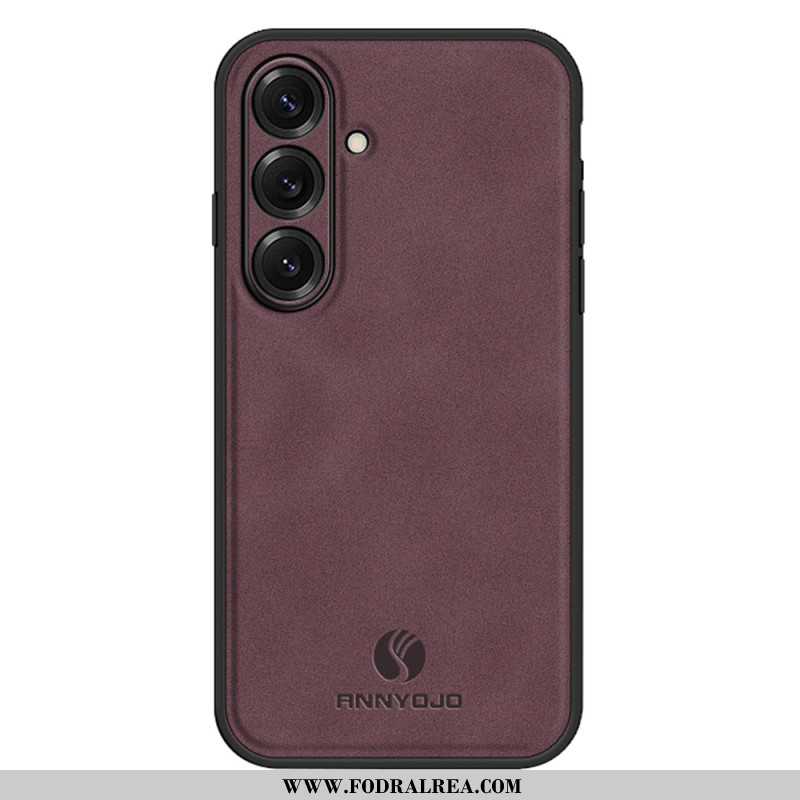 Skal Samsung Galaxy S26 Plus Telefonfodral Premium Lädereffekt