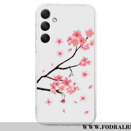 Skal Samsung Galaxy S26 Telefonfodral Plommonblommor