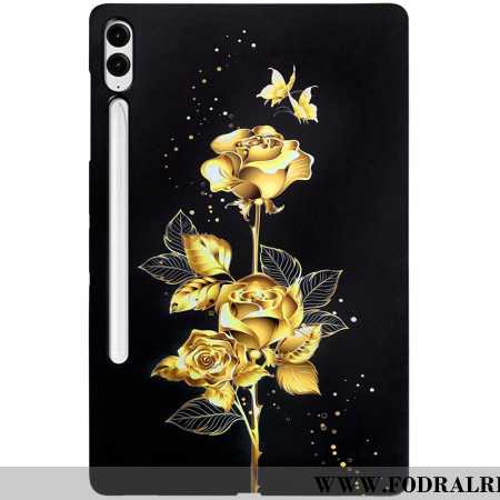 Skal Samsung Galaxy Tab S10 Plus Telefonfodral Gyllene Rosor