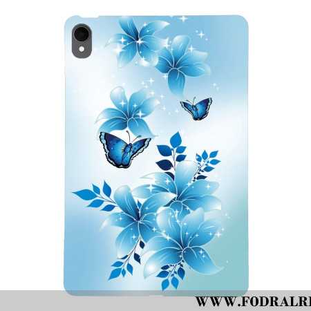 Skal Samsung Galaxy Tab S11 Små Blå Fjärilar