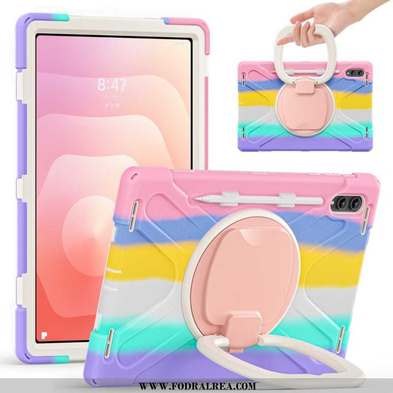 Skal Samsung Galaxy Tab S11 Ultra Trippelskydd Med Roterande Handtag