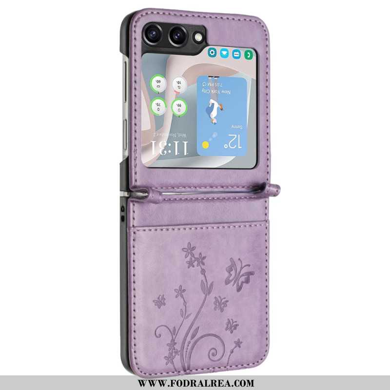 Skal Samsung Galaxy Z Flip 7 Fe Fjärilar Och Blommor