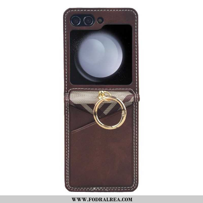 Skal Samsung Galaxy Z Flip 7 Fe Korthållare Och Metallring