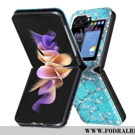 Skal Samsung Galaxy Z Flip 7 Fe Telefonfodral Plommonblommor