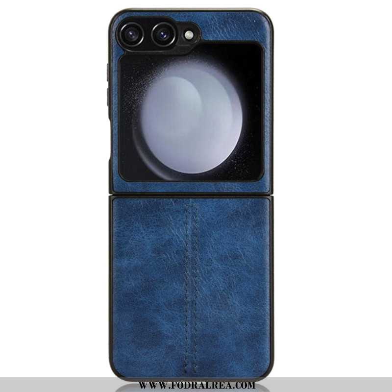 Skal Samsung Galaxy Z Flip 7 Fe Telefonfodral Sömmar I Konstläder